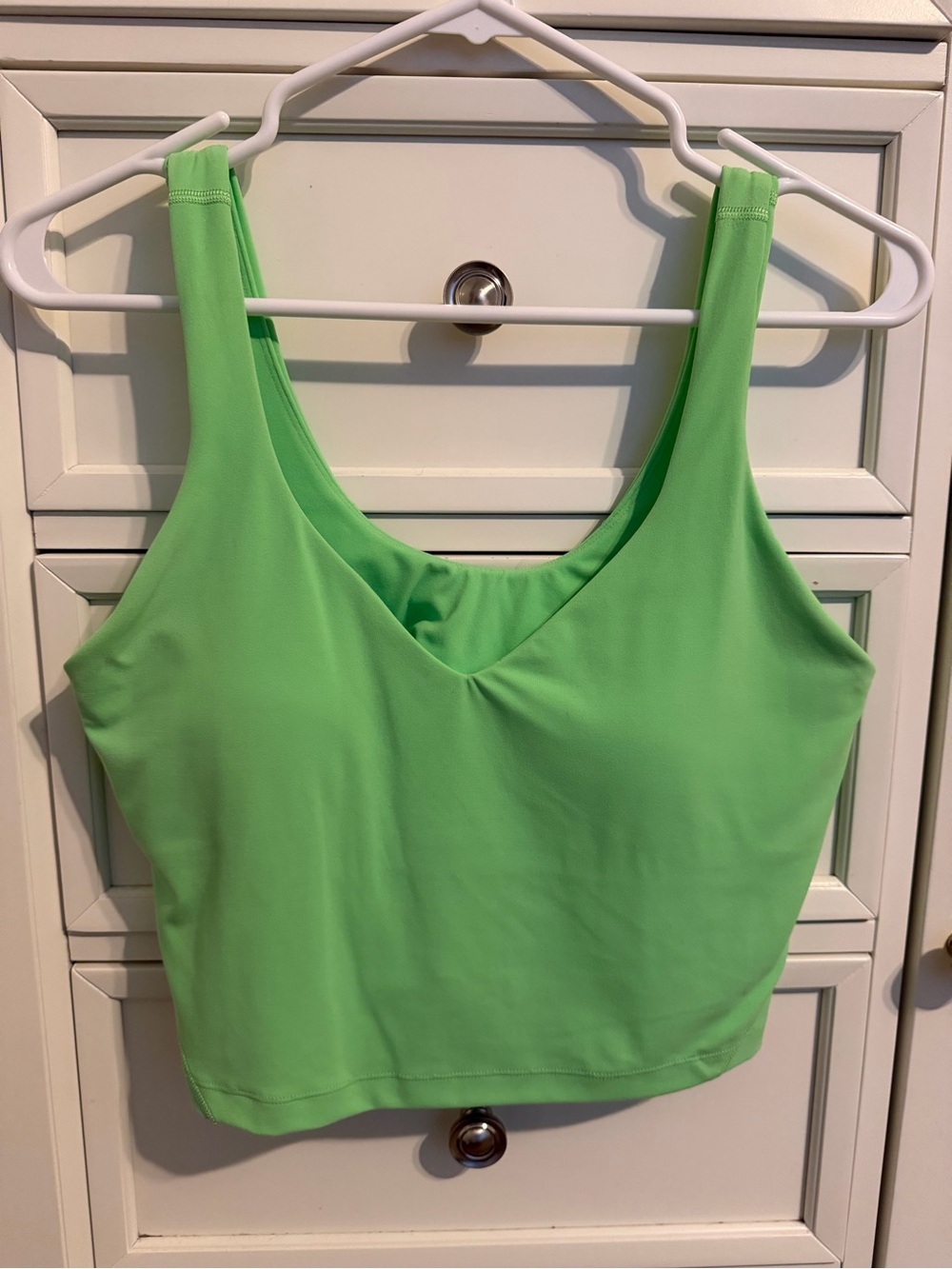lululemon Neon Lime Green Athletic Sports Bra